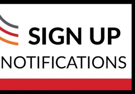 Sign up for notifications