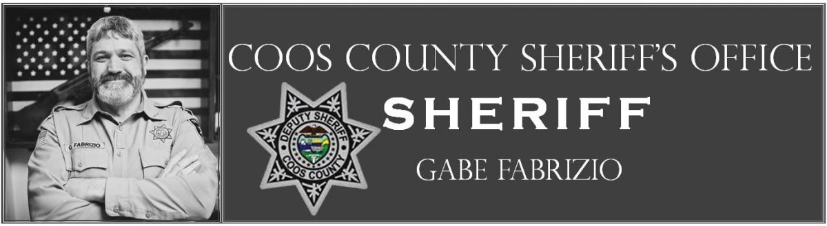 Coos County Sheriff Gabe Fabrizio